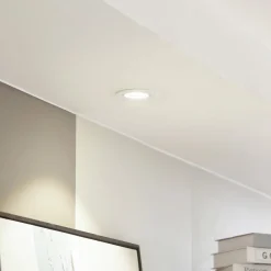 Arcchio Indbygningsspots>LED-downlight Zarik, hvid, 3.000K