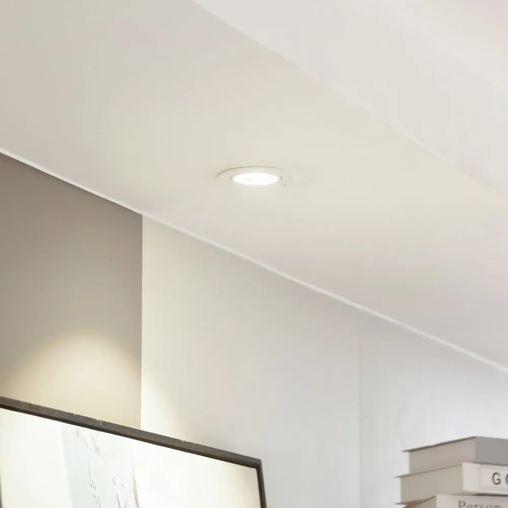 Arcchio Indbygningsspots>LED-downlight Zarik, hvid, 3.000K