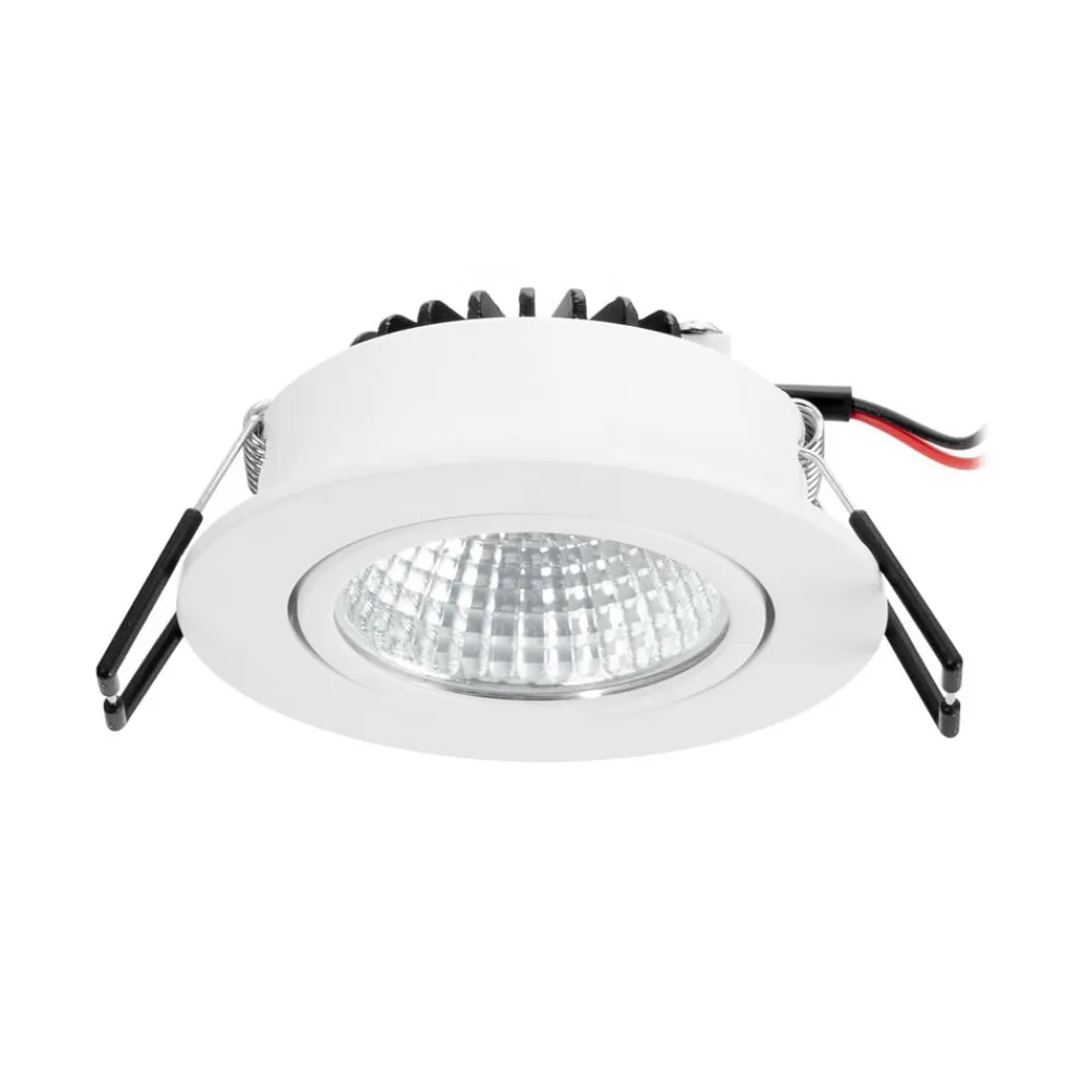 Arcchio Indbygningsspots>LED-downlight Zarik, hvid, 3.000K
