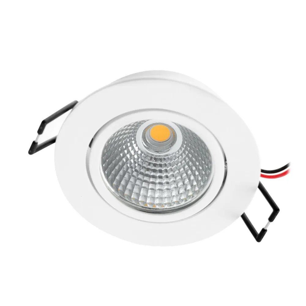 Arcchio Indbygningsspots>LED-downlight Zarik, hvid, 3.000K