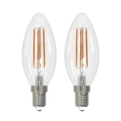 Arcchio Filament Pære>LED-filamentpære E14 stearinlys, sæt med 2, 3000 K