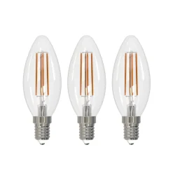 Arcchio Filament Pære>LED-filamentpære E14 stearinlys, sæt med 3, 2700 K