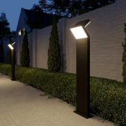 LED-gadelampe Havin, antracit, metal, 100 cm^Arcchio Best