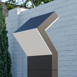 LED-gadelampe Havin, antracit, metal, 100 cm^Arcchio Best