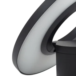 LED-gadelampe Tovio, antracit,, Ø 24cm, sensor^Arcchio Hot