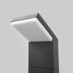 LED-gadelampe Yolena, 100 cm, antracit, aluminium^Arcchio New