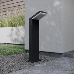 LED-gadelampe Yolena, 60 cm, antracit, aluminium^Arcchio