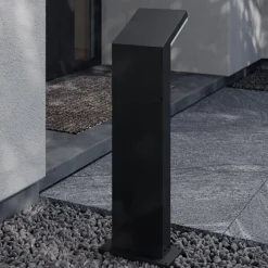 LED-gadelampe Yolena, 60 cm, antracit, aluminium^Arcchio