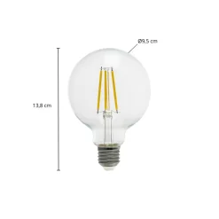 Arcchio LED-globepære, G95 E27 3,8 W, 2700 Kl 806 lm