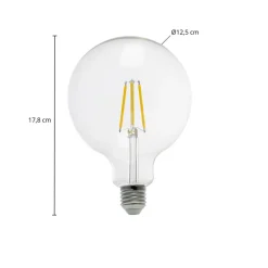 LED-globepære, G125 E27 3,8W, 2700K, 806lm^Arcchio Outlet