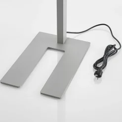 Arcchio LED-gulvlampe Logan Pro, sølv, sensor, dæmpbar