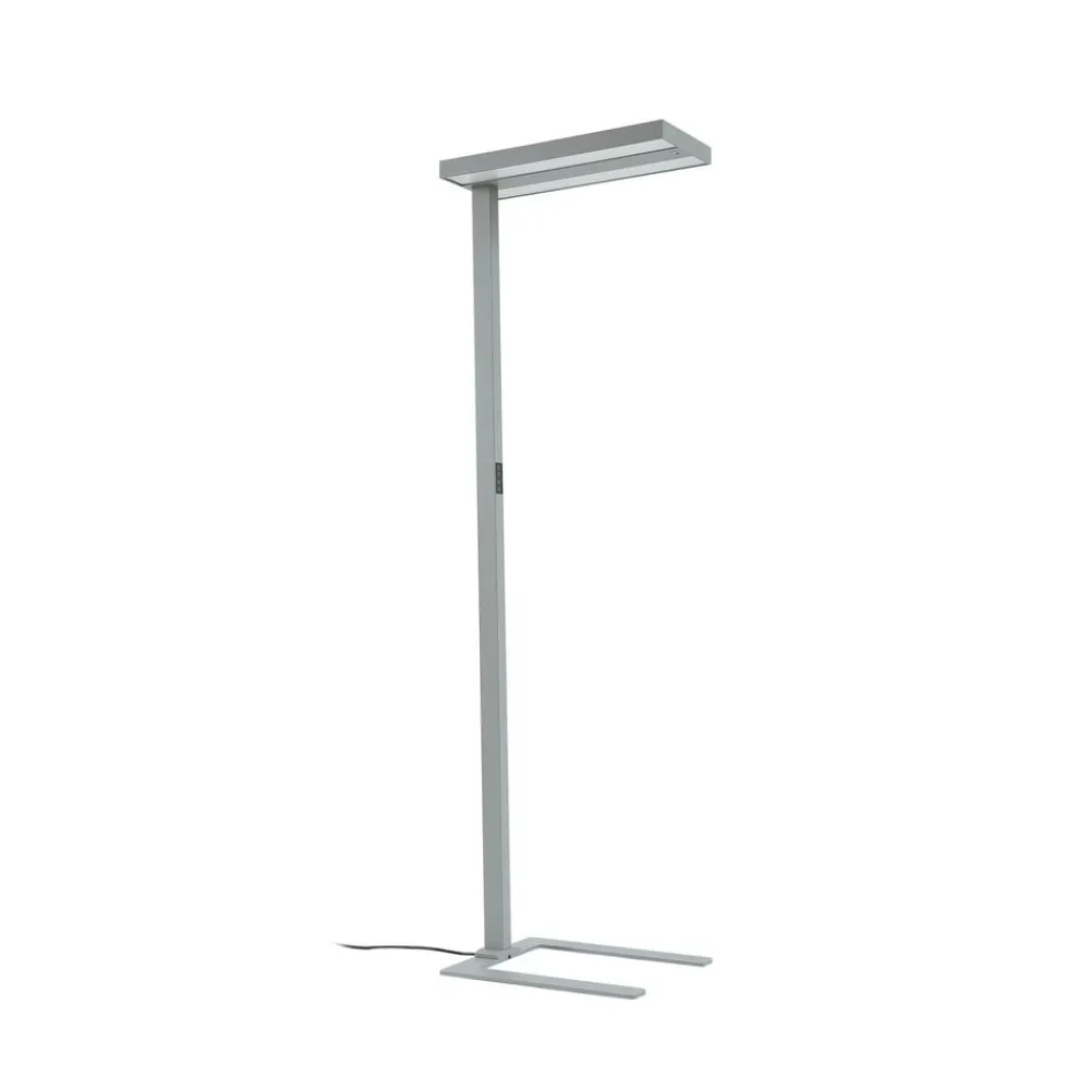 Arcchio LED-gulvlampe Logan Ultra HCL CCT, sølv, dæmpbar