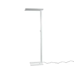Arcchio LED-gulvlampe Logan Basic, hvid, 6.000 lm, dæmpbar