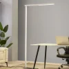 Arcchio LED-gulvlampe til kontor Tamilo, hvid, metal, 194 cm