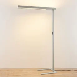 LED-gulvlampe til kontor Susi, sølv, sensor, dæmper, CCT^Arcchio Discount