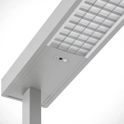 LED-gulvlampe til kontor Susi, sølv, sensor, dæmper, CCT^Arcchio Discount