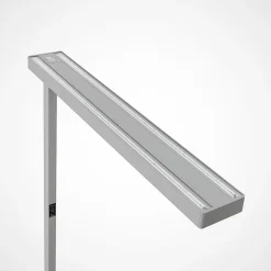 LED-gulvlampe til kontor Susi, sølv, sensor, touchdæmper^Arcchio New