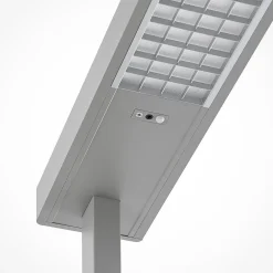LED-gulvlampe til kontor Susi, sølv, sensor, touchdæmper^Arcchio New
