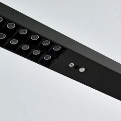 LED-gulvlampe til kontor Jolinda, sæt med 2, sort, 4.000K^Arcchio Hot