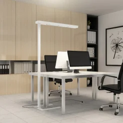 LED-gulvlampe til kontor Susi, sæt med 2, hvid, sensor^Arcchio Discount