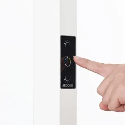 LED-gulvlampe til kontor Susi, sæt med 2, hvid, sensor^Arcchio Discount