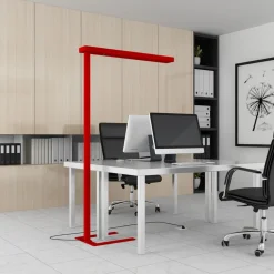 LED-gulvlampe til kontor Susi, rød, sensor, berøringsdæmper^Arcchio Sale