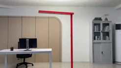 LED-gulvlampe til kontor Susi, rød, sensor, berøringsdæmper^Arcchio Sale