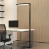 Arcchio LED-gulvlampe Timon, 54W, sort, højde 195 cm