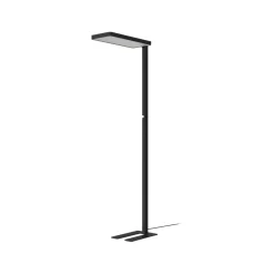 Arcchio LED-gulvlampe Timon, 54W, sort, højde 195 cm