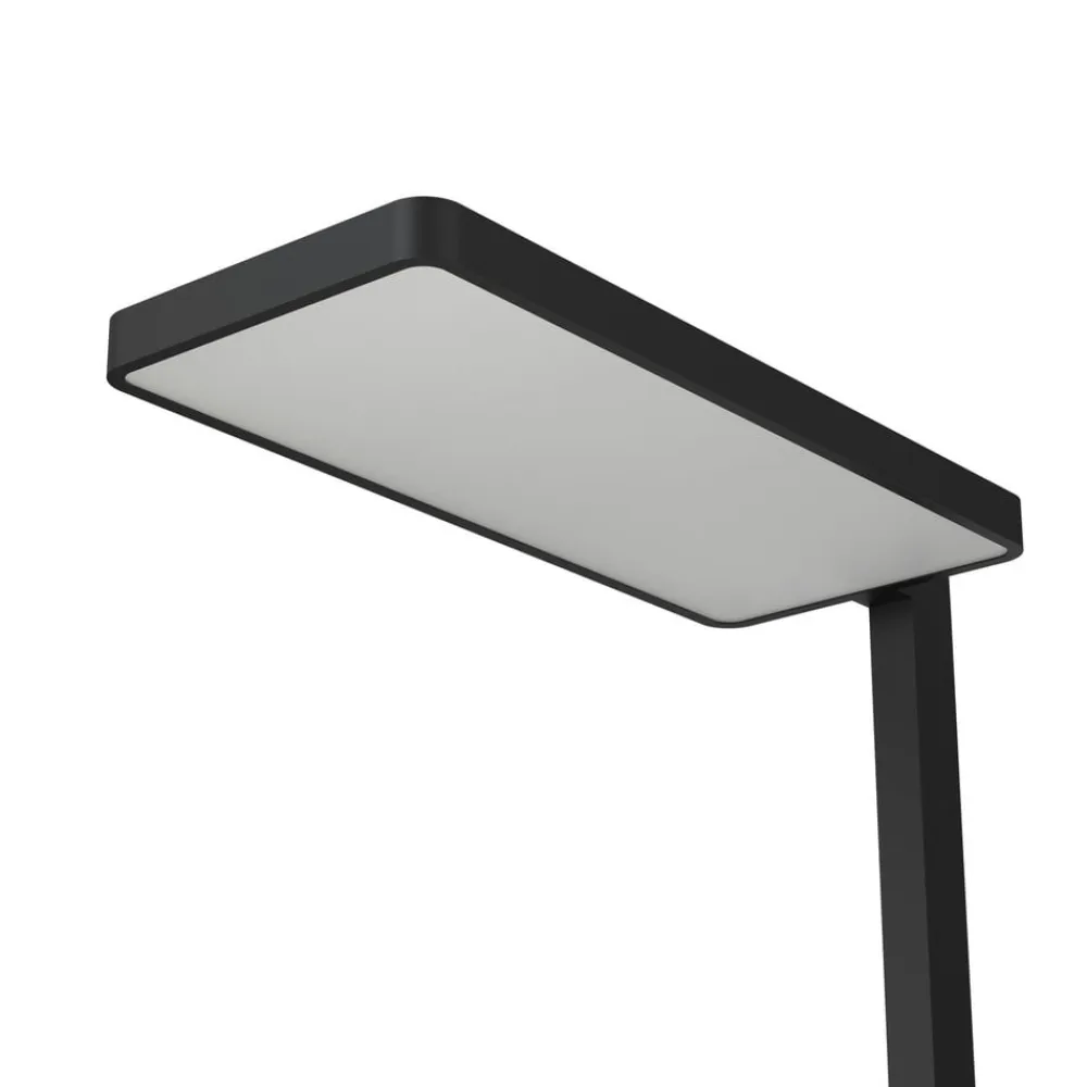 Arcchio LED-gulvlampe Timon, 54W, sort, højde 195 cm