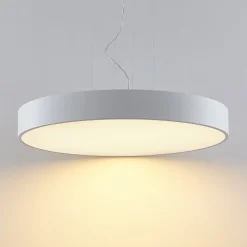 LED-hængelampe Noabelle, Ø 80 cm, hvid, metal^Arcchio Hot