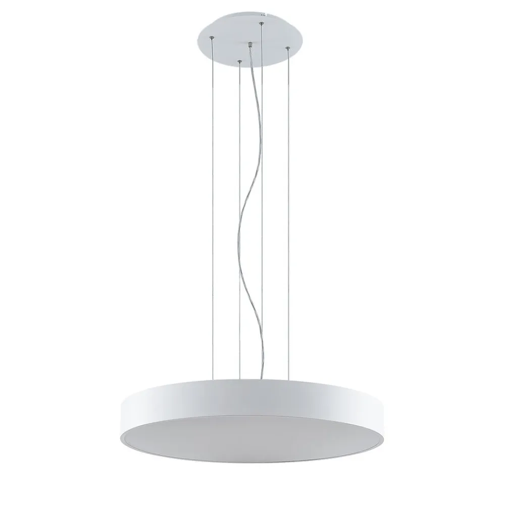 LED-hængelampe Noabelle, Ø 80 cm, hvid, metal^Arcchio Hot