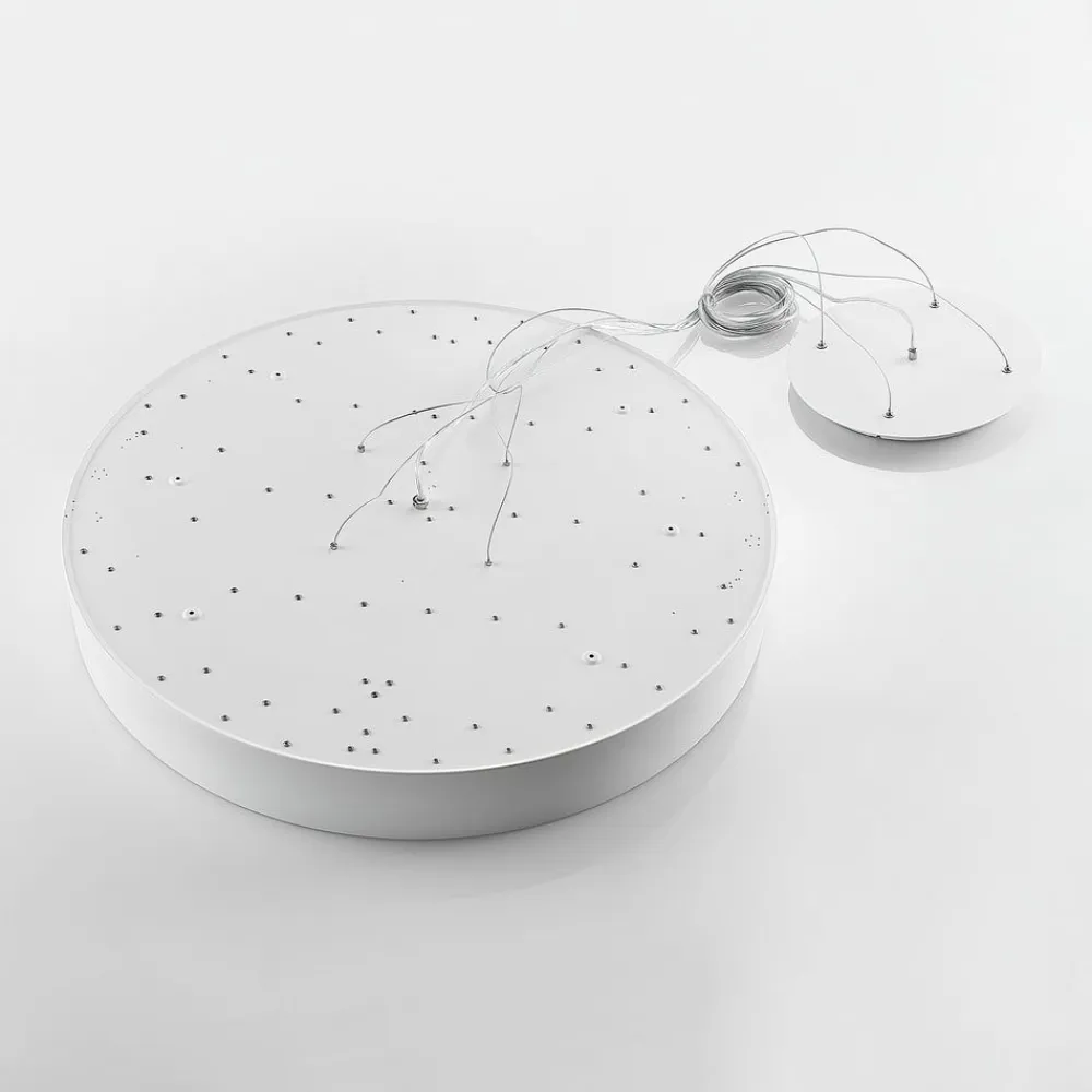 LED-hængelampe Noabelle, Ø 80 cm, hvid, metal^Arcchio Hot