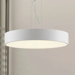 LED-hængelampe Noabelle, Ø 60 cm, hvid, metal^Arcchio Best