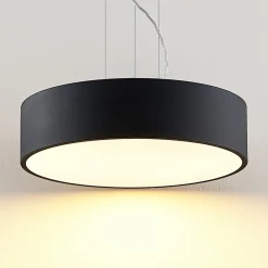 Arcchio LED-hængelampe Noabelle, sort, 40 cm, metal