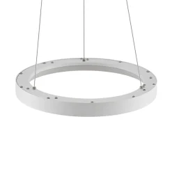 Arcchio LED-hængelampe Vivy, Ø 38 cm, hvid, metal