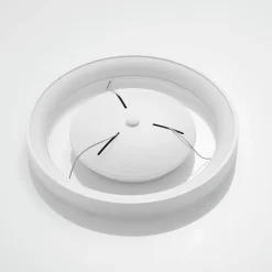 Arcchio LED-hængelampe Vivy, Ø 38 cm, hvid, metal