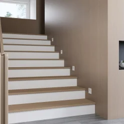 LED-indbygningslampe Neru, 7 cm, hvid, kantet, sensor^Arcchio Best