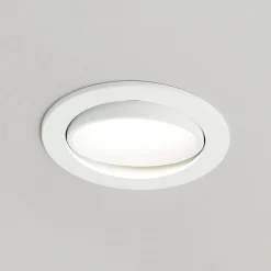 Arcchio LED-indbygningslampe Katerin, hvid, drejelig, 3-pak