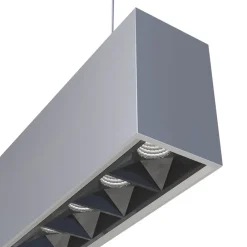 LED-kontorhængelampe Jolinda slim, metal, op/ned^Arcchio New