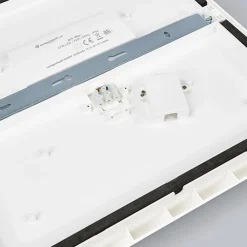 LED-loftlampe Augustin, 40 x 40 cm, hvid, IP54^Arcchio