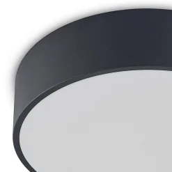 LED-loftlampe Noabelle, Ø 40 cm, sort, metal^Arcchio Best