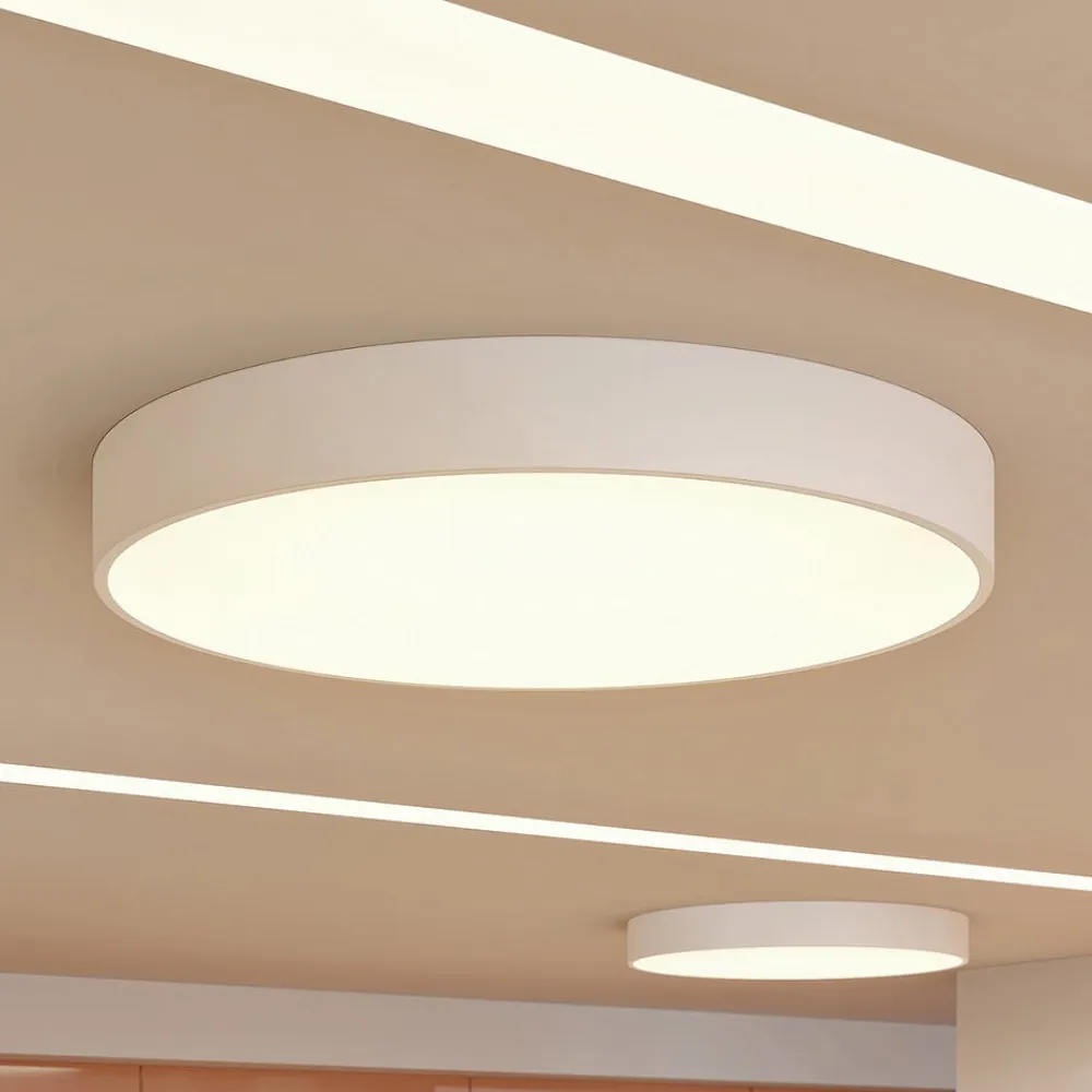 Arcchio LED-loftlampe Noabelle, Ø 80 cm, hvid, metal