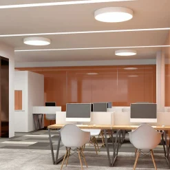 Arcchio LED-loftlampe Noabelle, Ø 80 cm, hvid, metal