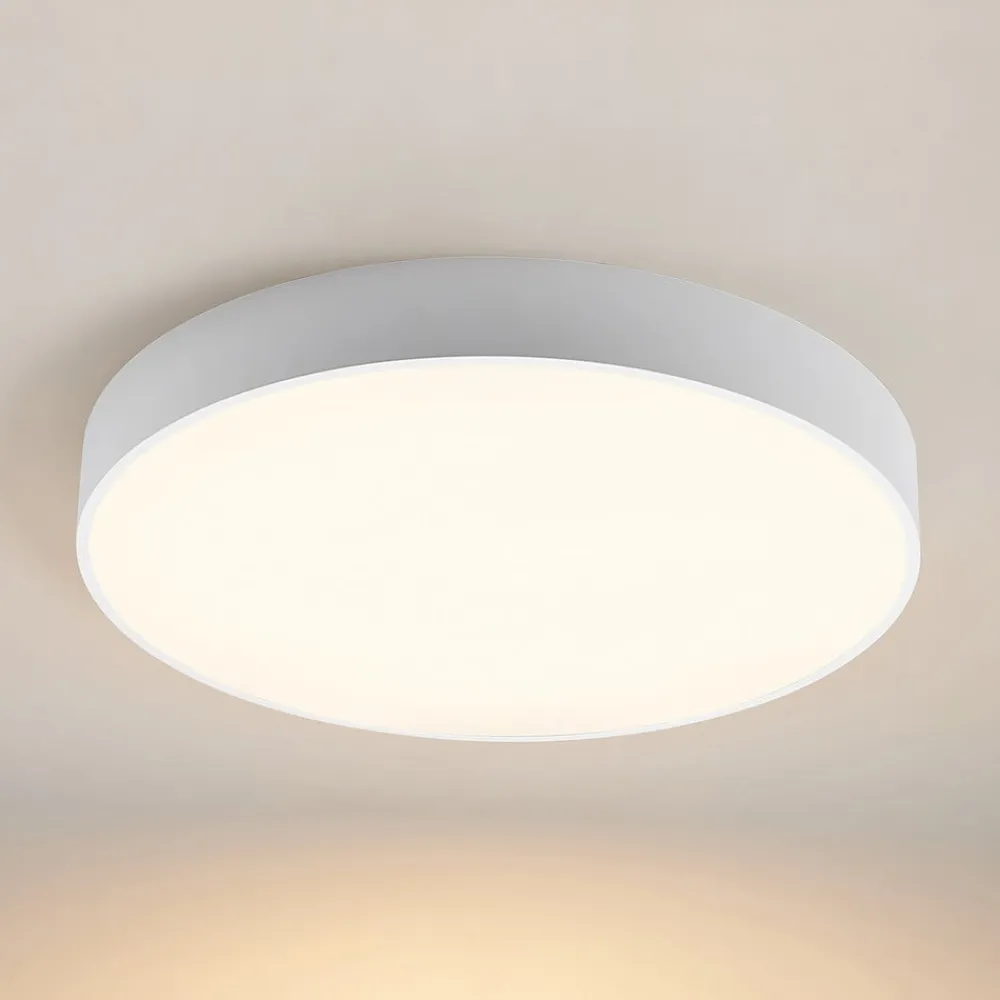 Arcchio LED-loftlampe Noabelle, Ø 80 cm, hvid, metal