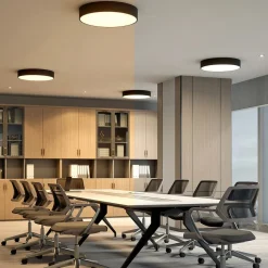 Arcchio LED-loftlampe Noabelle, Ø 60 cm, sort, metal