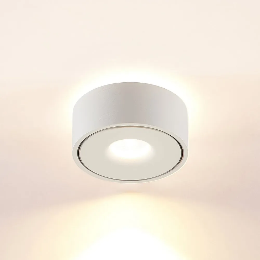 LED-loftlampe Rotari, hvid, op og ned, aluminium^Arcchio Best