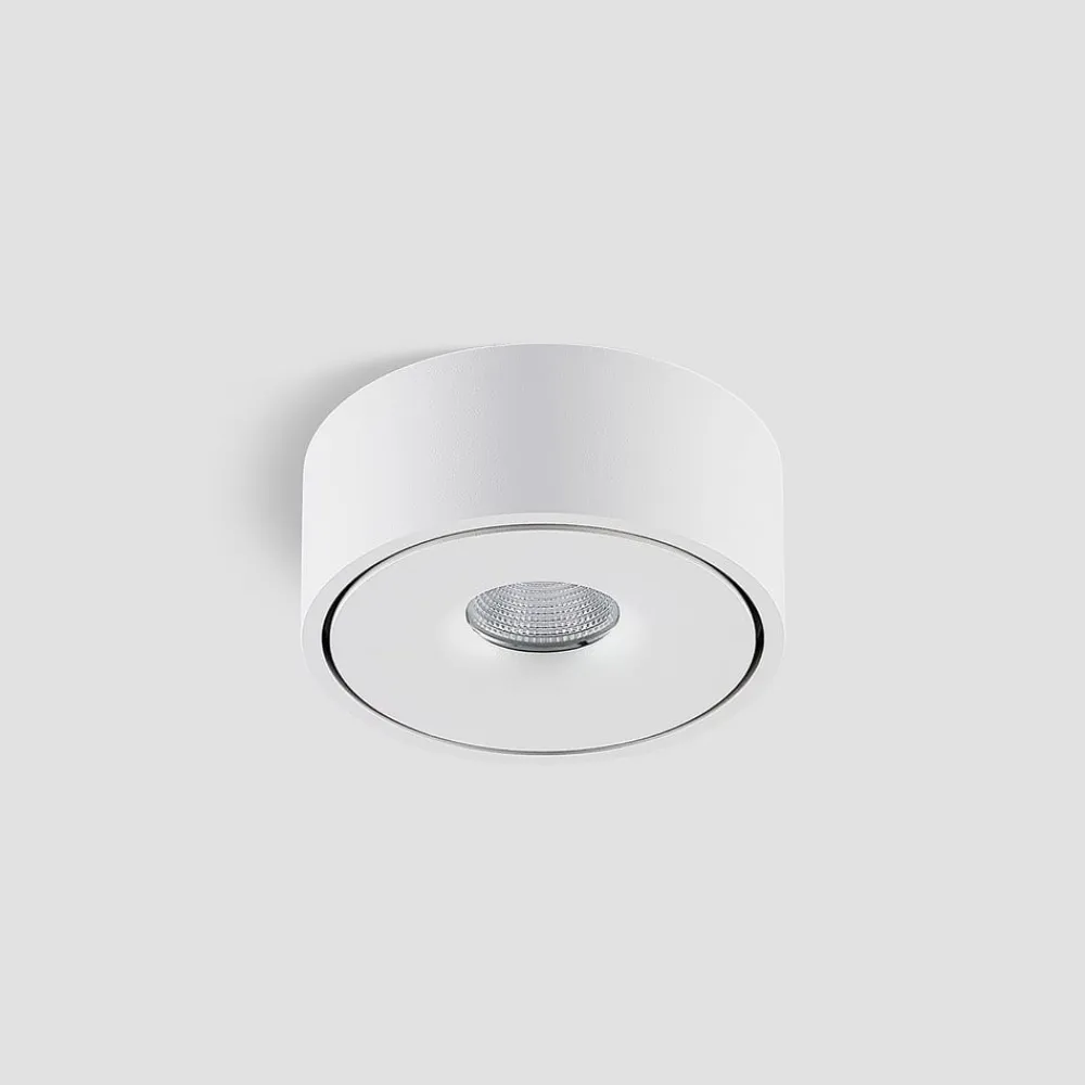 LED-loftlampe Rotari, hvid, op og ned, aluminium^Arcchio Best