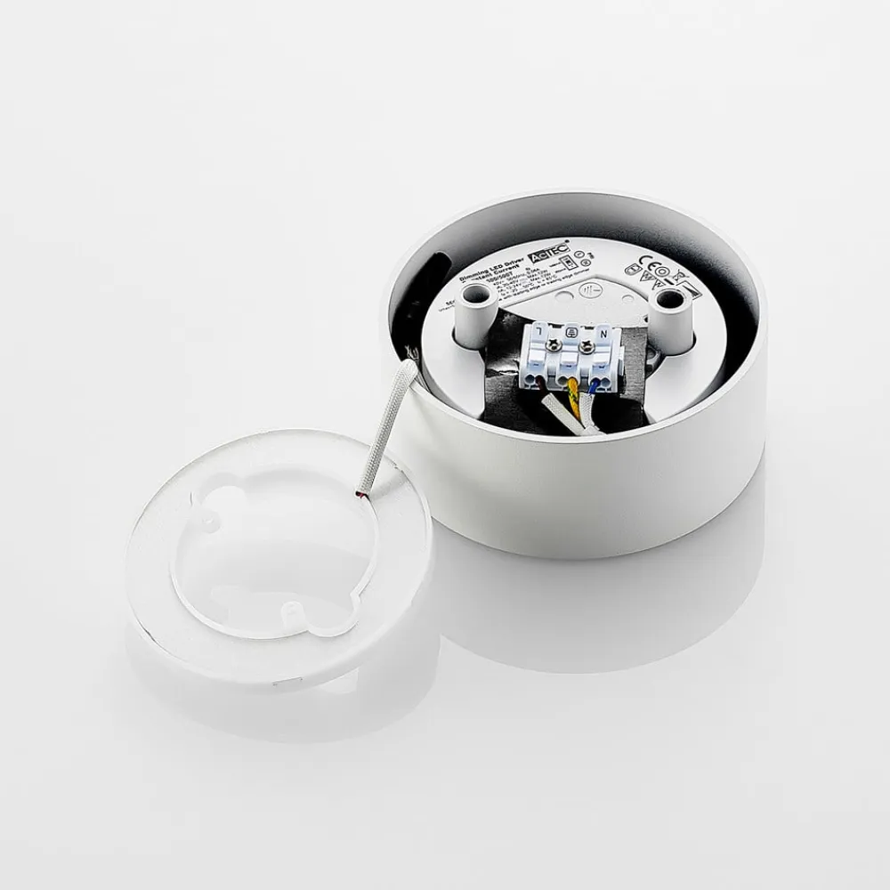 LED-loftlampe Rotari, hvid, op og ned, aluminium^Arcchio Best