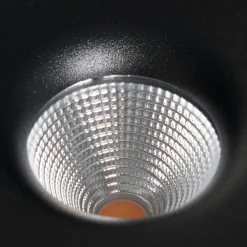 LED-loftlampe Rotari, Ø 12 cm, op & ned, sort^Arcchio Best